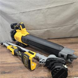 AS-IS DEWALT 20V MAX Cordless Battery Powered String Trimmer & Blower Combo Kit with (1) 4 Ah Battery & Charger
