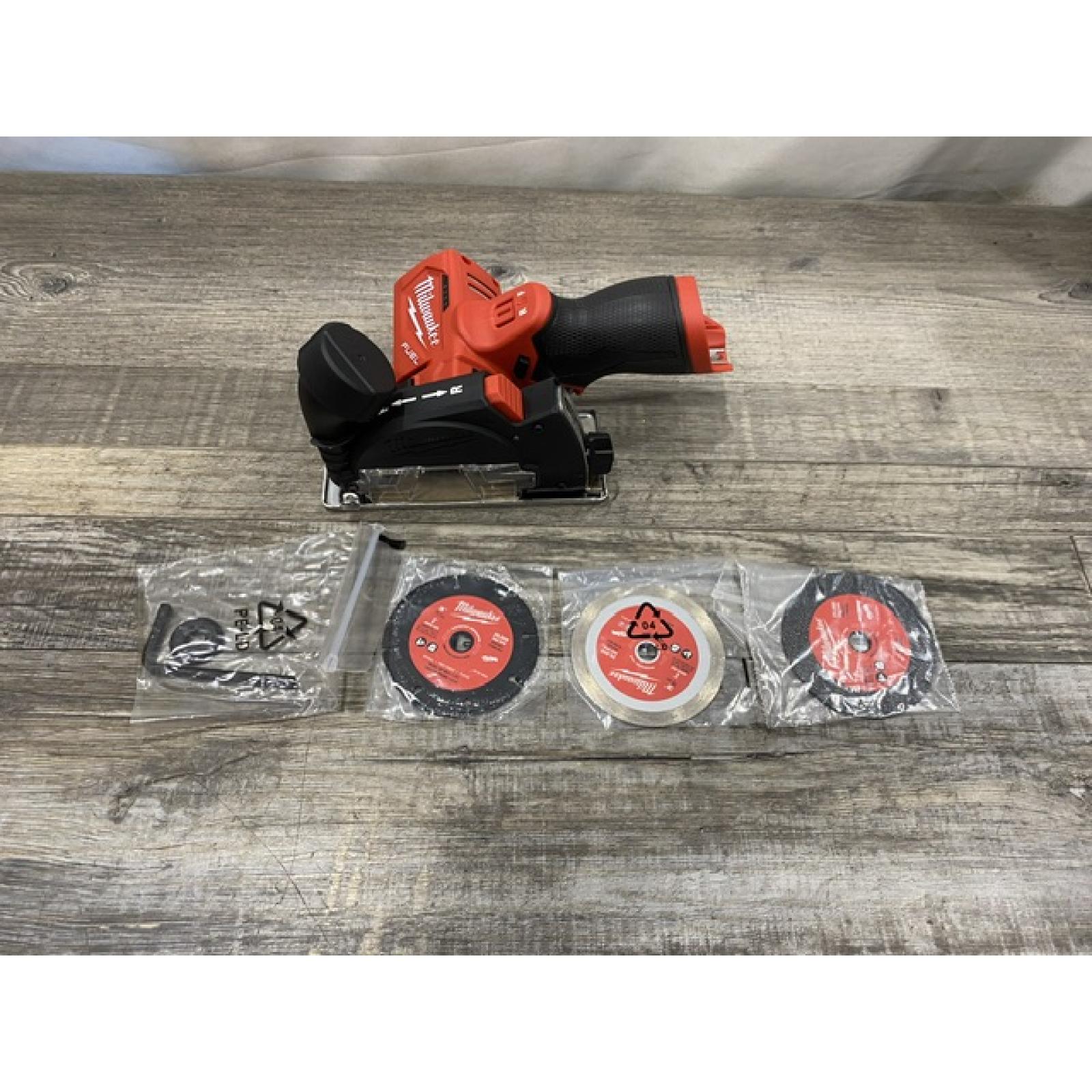 AS-IS Milwaukee  FUEL 12V Lithium-Ion Brushless Cordless 3 in. Cut Off Saw (Tool-Only)