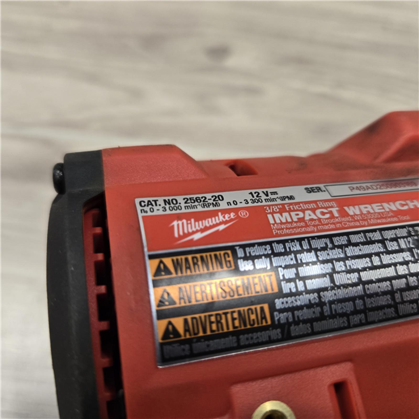 AS-IS Milwaukee M12 FUEL M12 3/8 in. Cordless Impact Wrench Tool Only