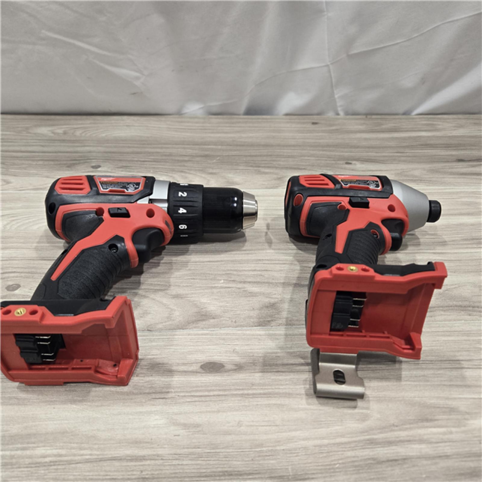AS-IS Milwaukee 18V Cordless 2-Tool Drill/Driver and Impact Driver Kit