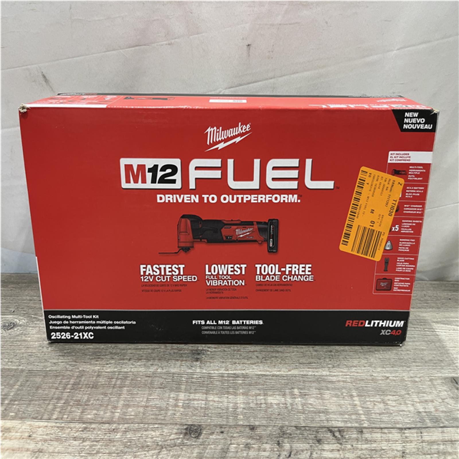 NEW - Milwaukee FUEL 12V Lithium-Ion Cordless Oscillating Multi-Tool Kit