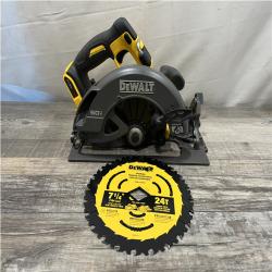 AS-IS DEWALT FLEXVOLT 60V MAX Cordless Brushless 7-1/4 in. Circular Saw with Brake (Tool Only)