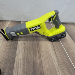 GOOD RYOBI ONE+ 18V Cordless Reciprocating Saw Kit with 4.0 Ah Battery and Charger