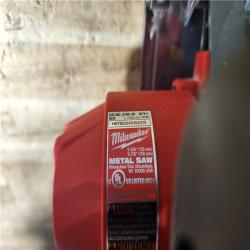 HOUSTON LOCATION - AS - IS Milwaukee  FUEL 18V Lithium-Ion Brushless Cordless Metal Cutting 5-3/8 in. Circular Saw (Tool-Only)
