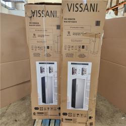 Phoenix NEW 2 Vissani 24 in. 11 cu. ft. Convertible Auto Defrost Garage Ready Upright Freezer/Refrigerator in Stainless Steel, Energy Star
