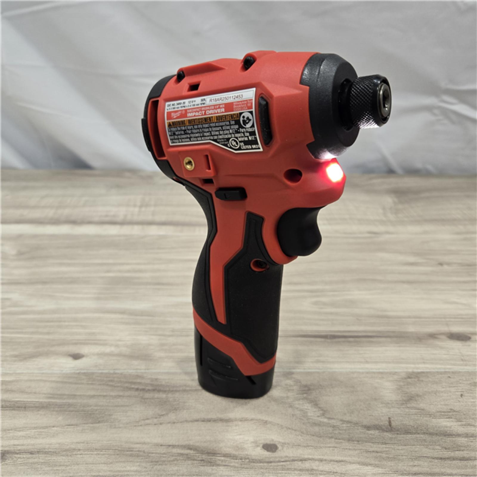 LIKE NEW! - Milwaukee M12 Cordless Brushless 2 Tool Combo Kit