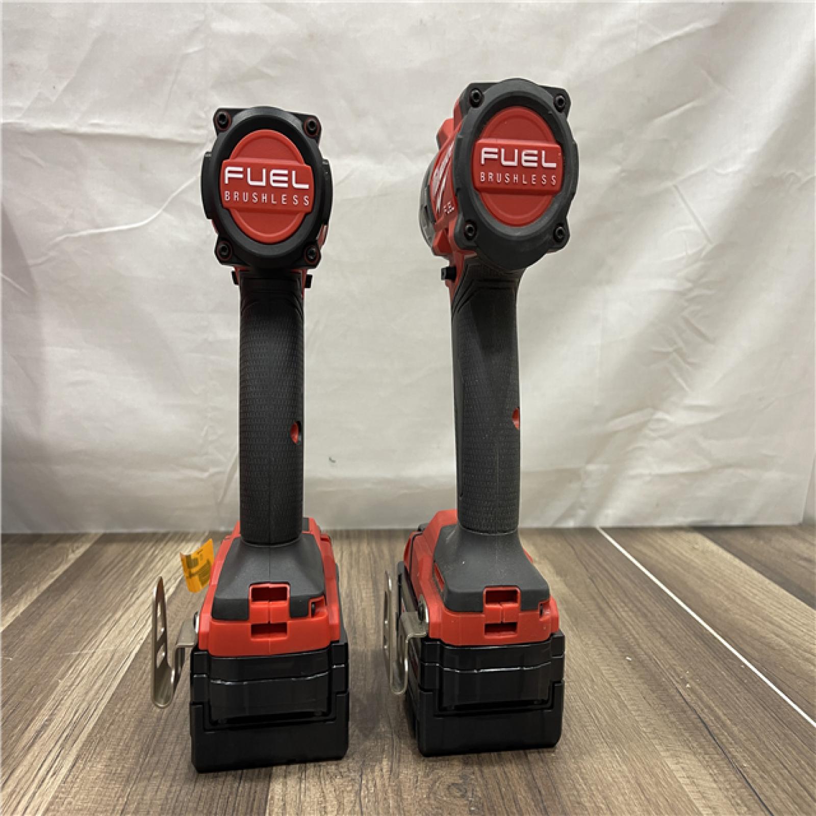 AS-IS Milwaukee M18 FUEL 18V Lithium-Ion Brushless Cordless Hammer Drill and Impact Driver Combo Kit