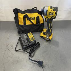 AS-IS - DeWALT ATOMIC 20V Max Lithium-Ion Brushless Cordless Compact 1/4 in. Impact Driver Kit