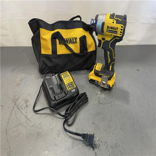 AS-IS - DeWALT ATOMIC 20V Max Lithium-Ion Brushless Cordless Compact 1/4 in. Impact Driver Kit