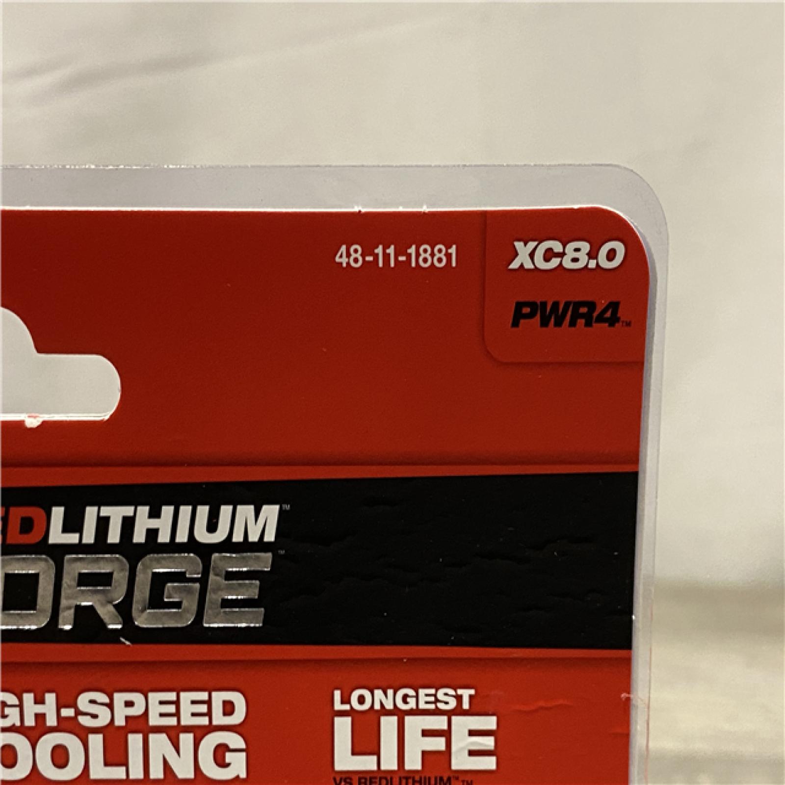 NEW - Milwaukee 18V Lithium-Ion REDLITHIUM FORGE XC 8.0 Ah Battery Pack