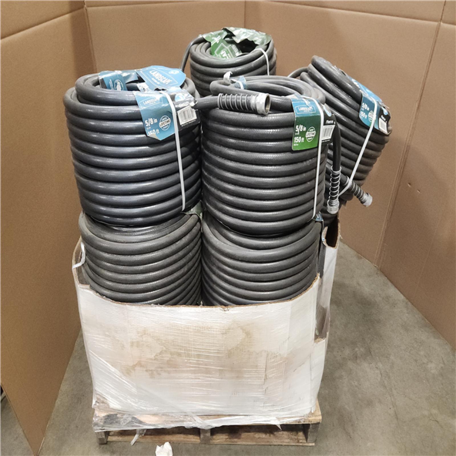 Phoenix AS-IS Flexon 5/8 in. Dia x 150 ft. Supreme Duty Water Hose Pallet (16-Hoses)