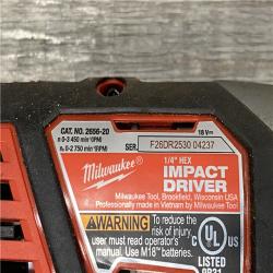 AS-IS Milwaukee 18V Lithium-Ion Cordless Drill Driver/Impact Driver Combo Kit