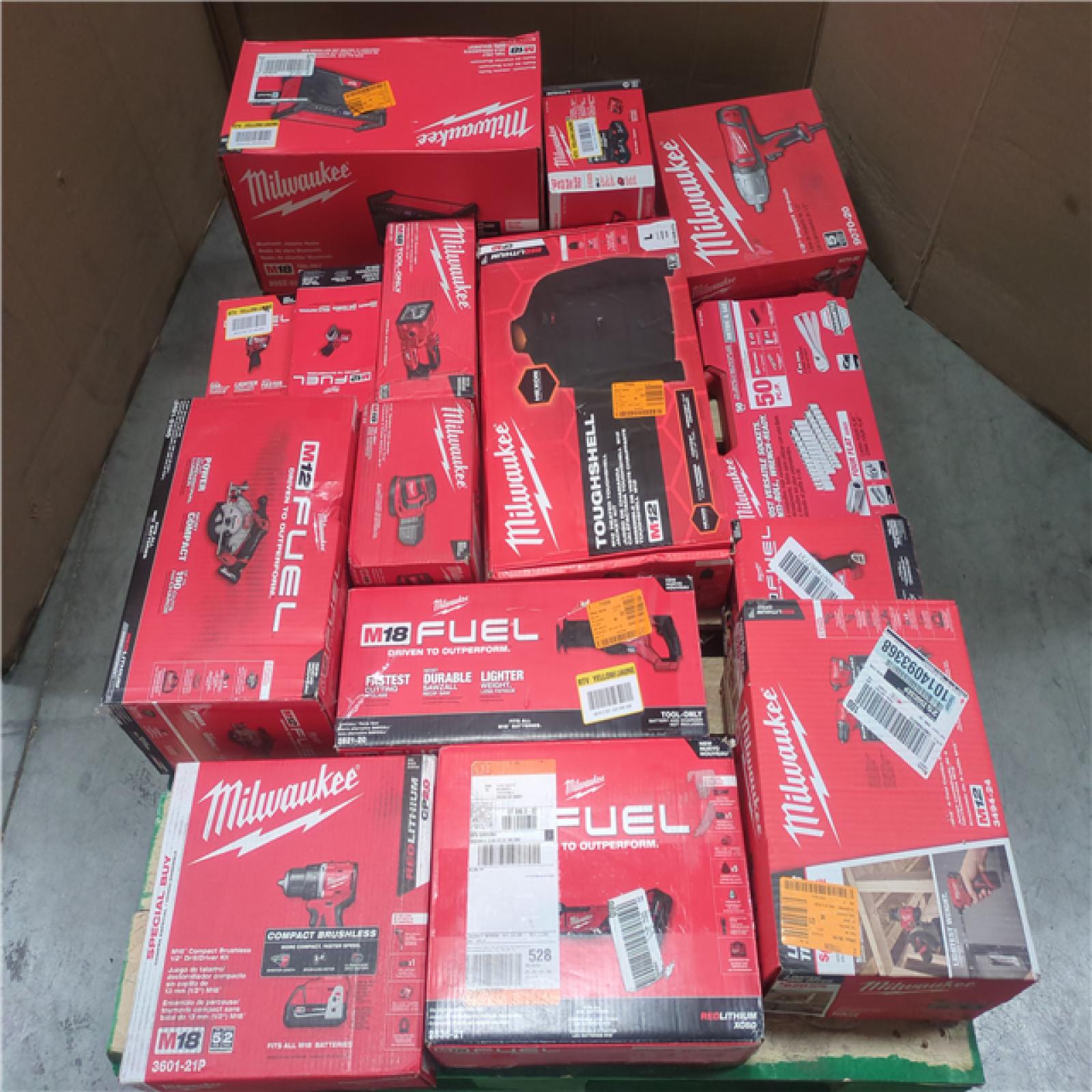 CALIFORNIA AS-IS MILWAUKEE PALLET