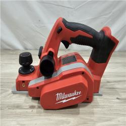AS-IS Milwaukee 18V Lithium-Ion Cordless 3-1/4 in. Planer (Tool-Only)