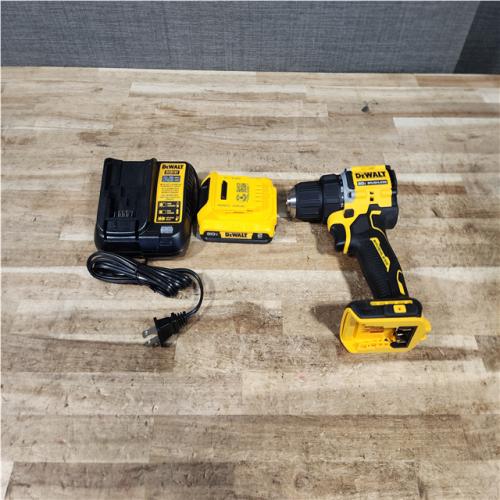 HOUSTON LOCATION - AS - IS DEWALT Atomic 20V Lithium-Ion Cordless Compact 1/2 in. Drill/Driver Kit