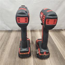 AS-IS- Milwaukee 18V Cordless Brushed 2-Tool Drill/Driver and Impact Driver Kit