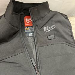 AS-IS Milwaukee Men's Large 12-Volt Lithium-Ion Cordless Axis Black Heated Vest Kit