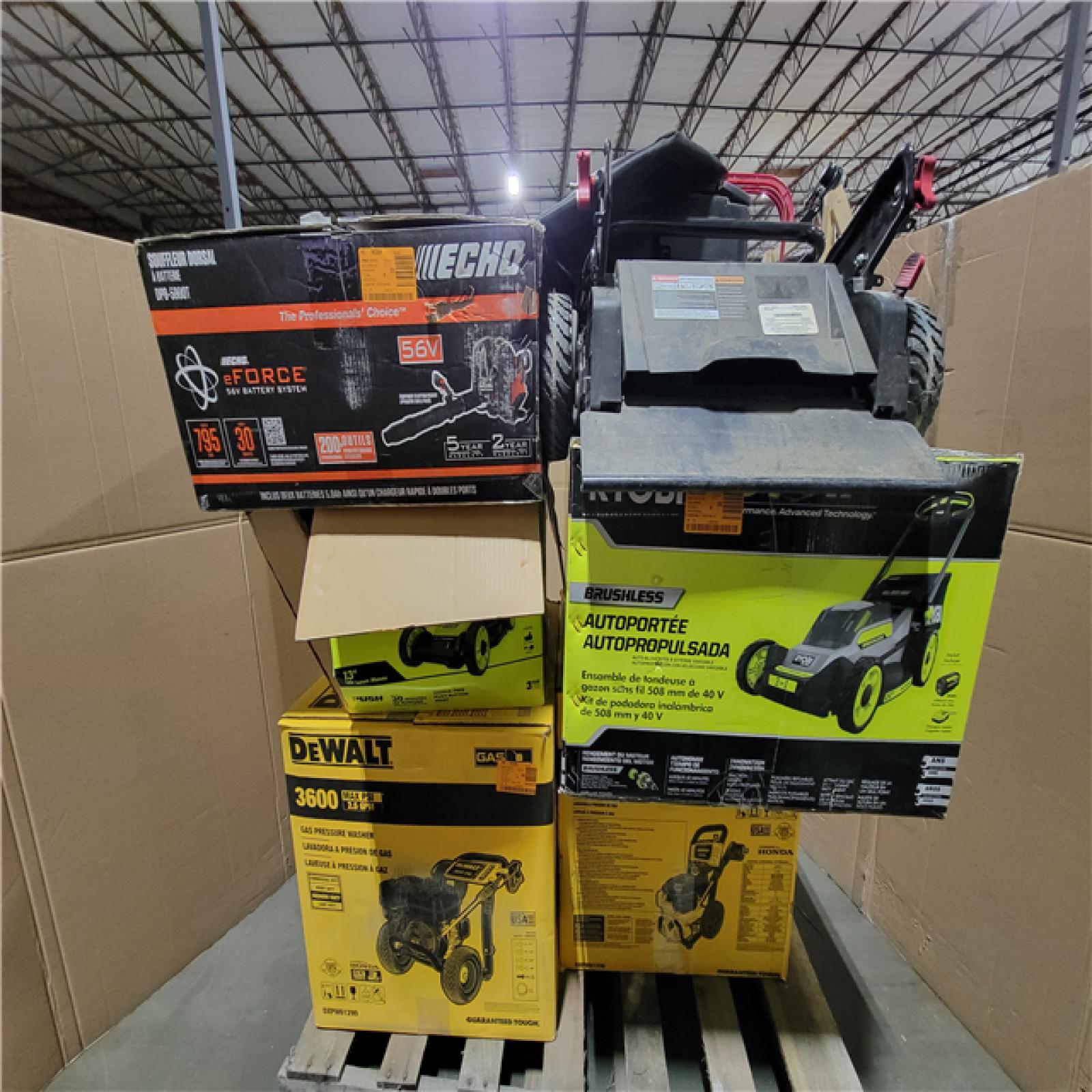 CALIFORNIA AS-IS OUTDOOR POWER EQUIPMENT
