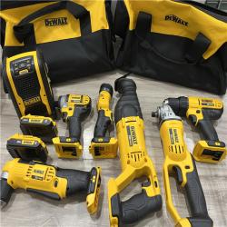 AS-IS DEWALT 20V MAX Cordless 9 Tool Combo Kit