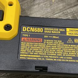 AS-IS DEWALT 20V MAX XR Lithium-Ion Electric Cordless 18-Gauge Brad Nailer (Tool Only)