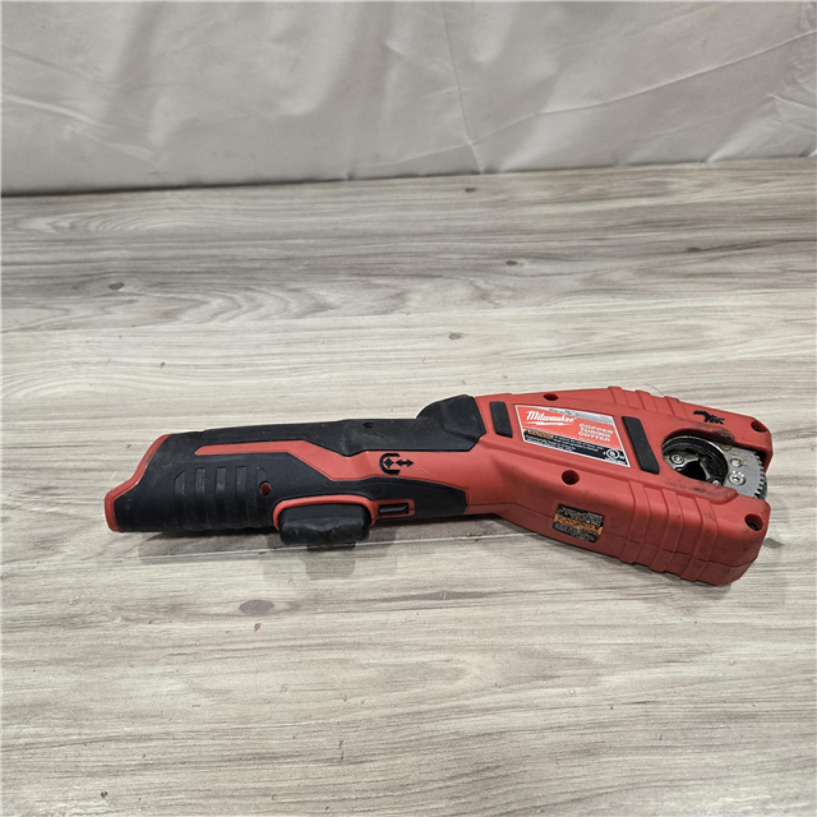 AS-IS Milwaukee M12 12V Lithium-Ion Cordless Copper Tubing Cutter (Tool-Only)