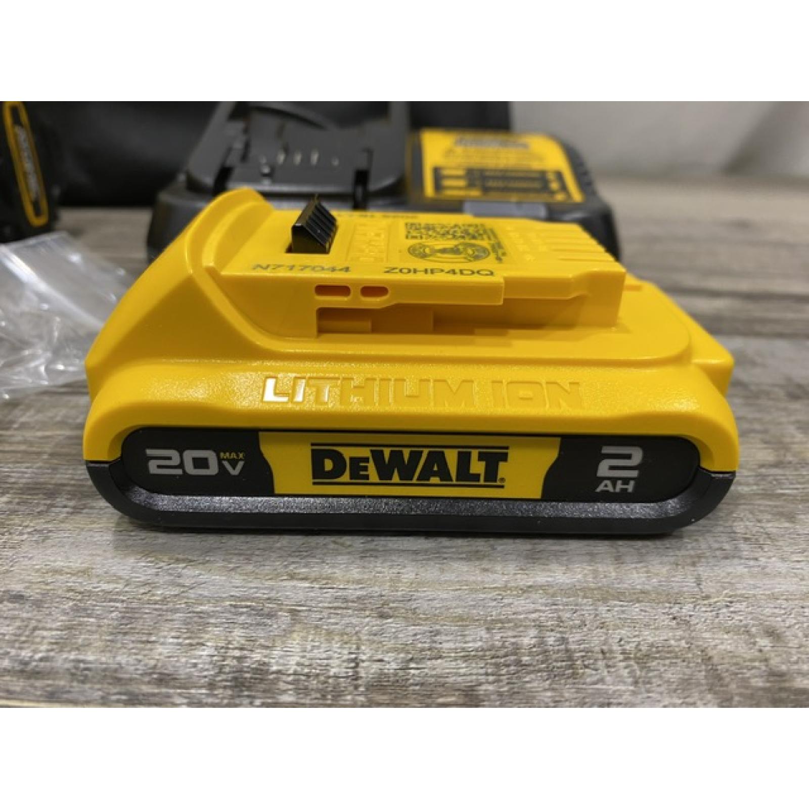 AS-IS DEWALT Atomic 20V Lithium-Ion Cordless Compact 1/2 in. Drill/Driver Kit