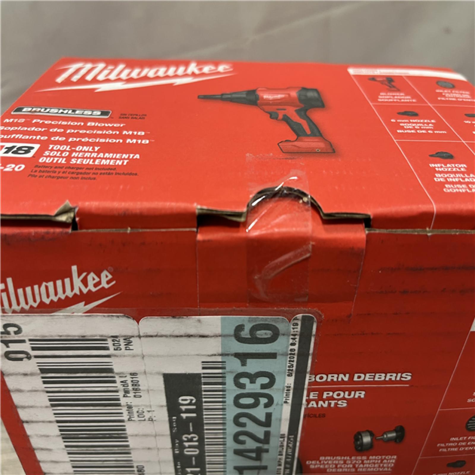 NEW - Milwaukee 18V Lithium-Ion 570 MPH Brushless Cordless Precision Blower (Tool-Only)