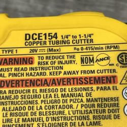 AS-IS DEWALT 20-Volt MAX XR Copper Cutter (Tool Only)