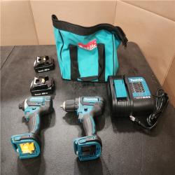 Phoenix LIKE NEW Makita 18V LXT Lithium-Ion Cordless Compact 2-Piece Combo Kit 1.5 Ah (Driver-Drill/Impact Driver)