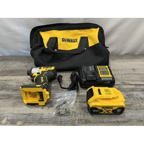 AS-IS DEWALT 20-Volt Maximum XR Lithium-Ion Cordless Brushless 1/4 in. 3-Speed Impact Driver Kit