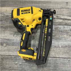AS-IS DEWALT 20V MAX XR Lithium-Ion Electric Cordless 16-Gauge Angled Finishing Nailer (Tool Only)