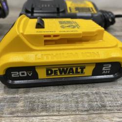 AS-IS DEWALT ATOMIC 20V MAX Lithium Ion Cordless 23 Gauge Pin Nailer Kit