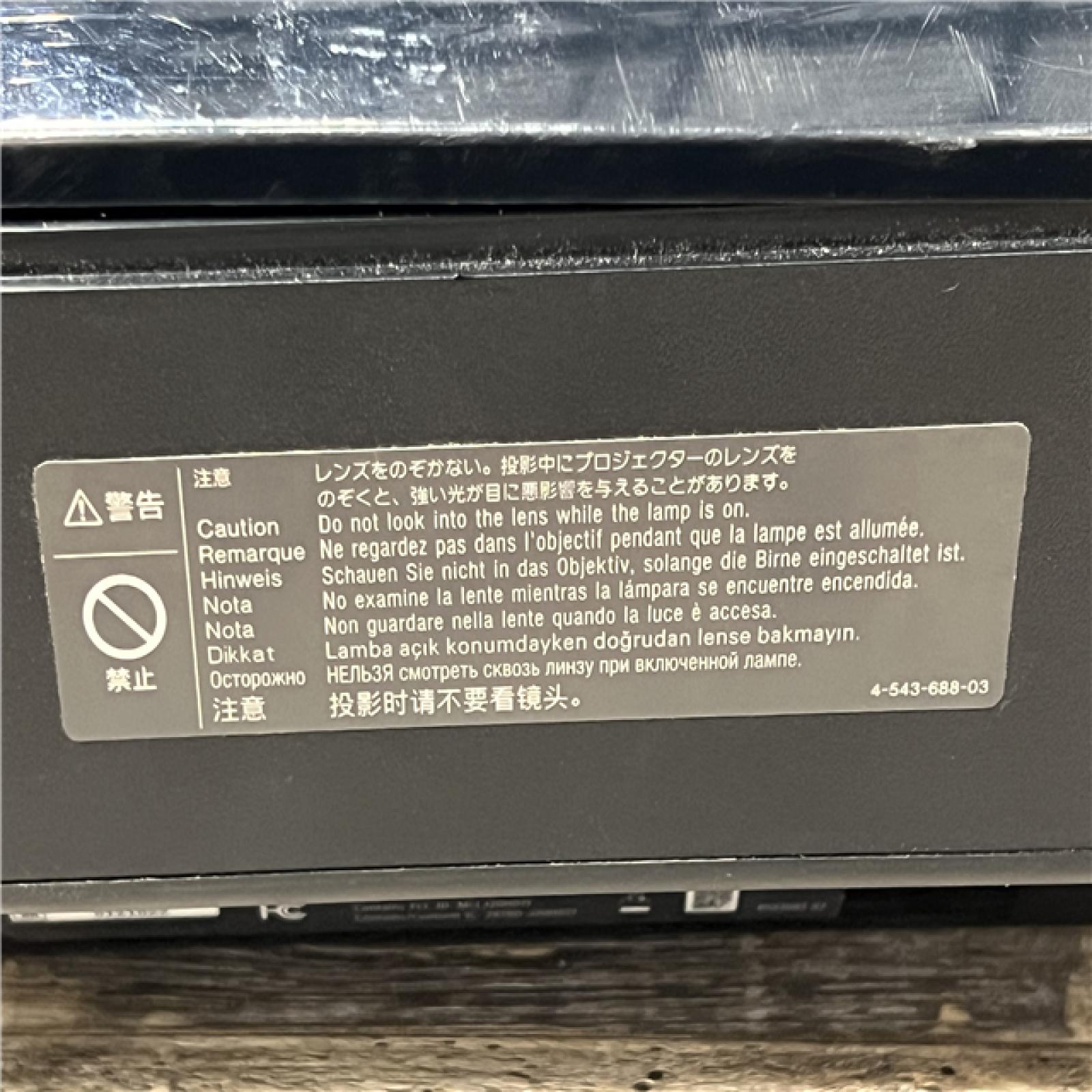 AS-IS Sony VPL-HW45ES 3D SXRD Projector