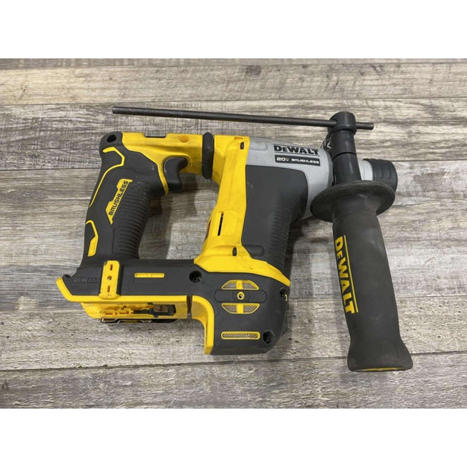 AS-IS DEWALT ATOMIC 20V MAX Cordless Brushless Ultra-Compact 5/8 in. SDS Plus Hammer Drill (Tool Only)