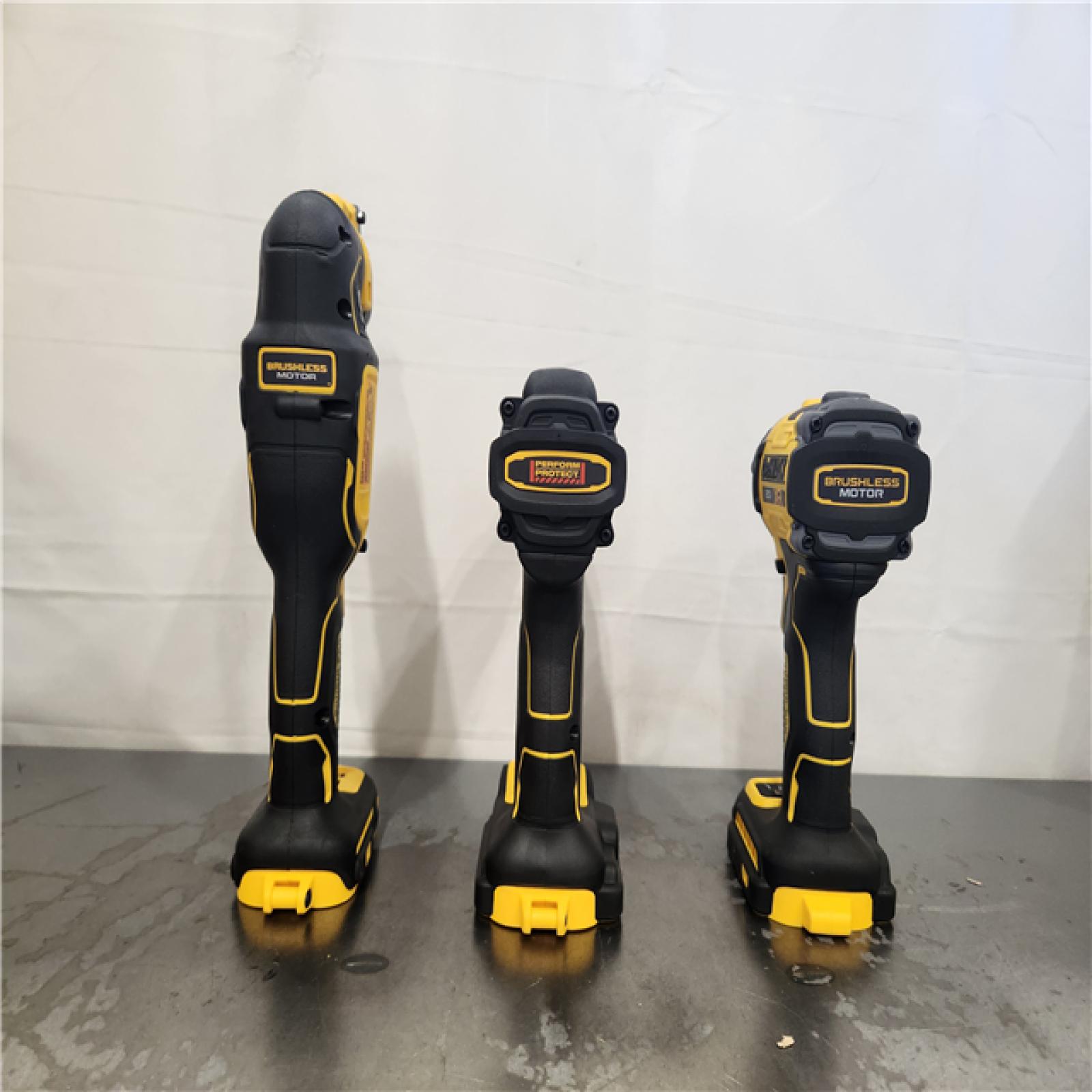 AS-IS- DEWALT 20V MAX Lithium-Ion Cordless 3-Tool Combo Kit
