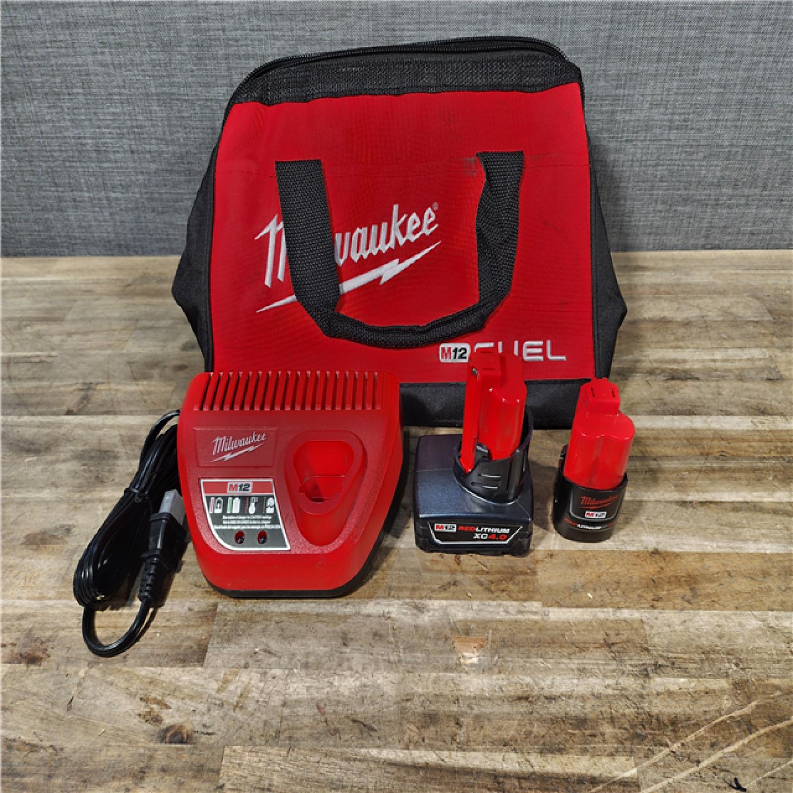 HOUSTON LOCATION - AS-IS Milwaukee 3497-22 12V Brushless Hammer Drill and Impact Driver Combo Kit