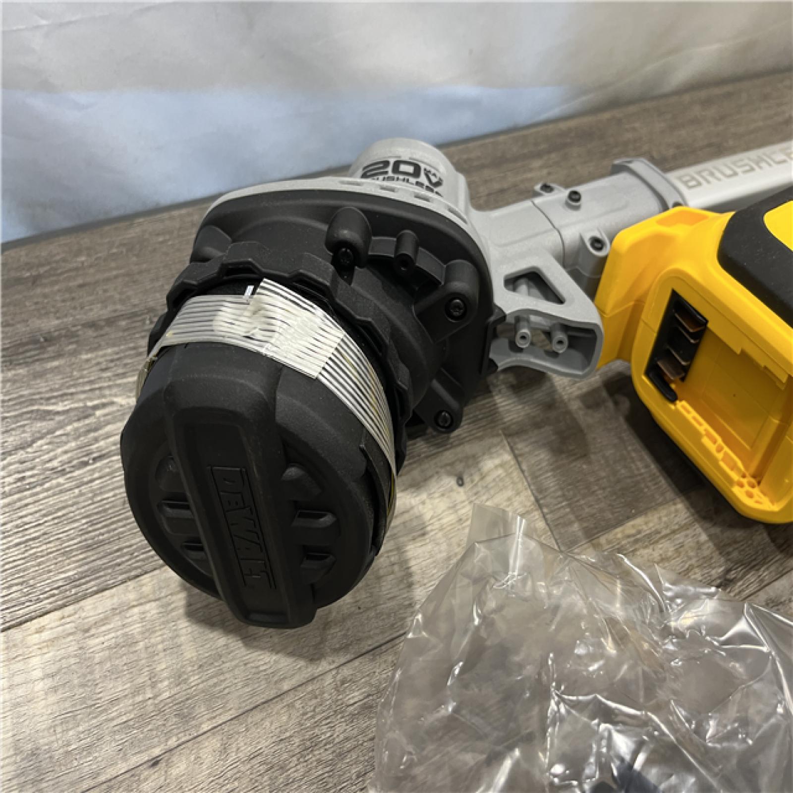 AS-IS DEWALT 20V MAX 14 in. Brushless Cordless Battery Powered Foldable String Trimmer Kit