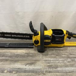 AS-IS DEWALT FLEXVOLT 60V MAX 16in. Brushless Cordless Battery Powered Chainsaw (Tool Only)