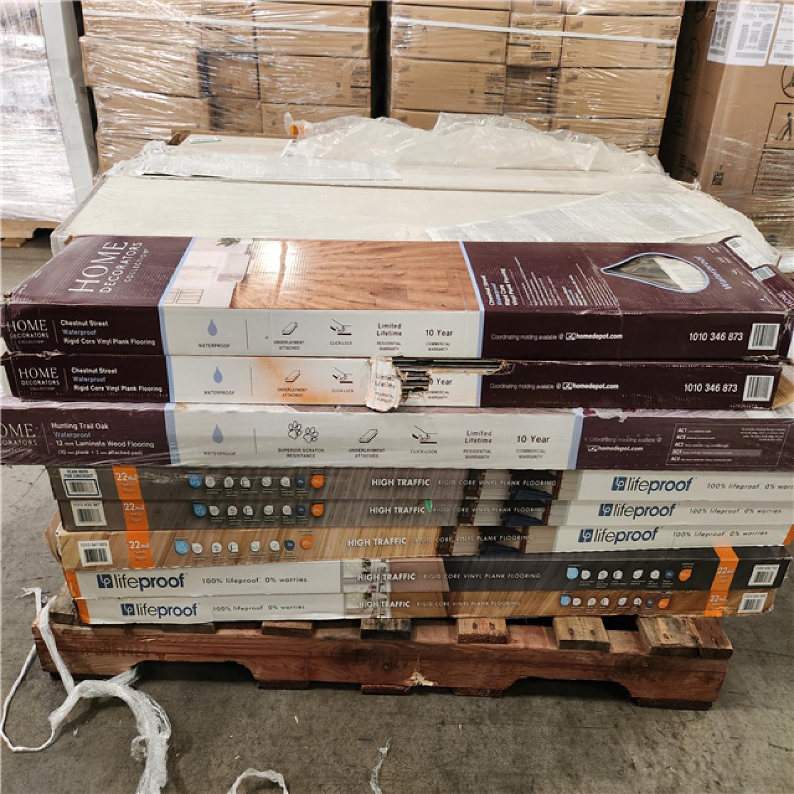 Phoenix AS-IS Mixed Flooring Pallet (34  Cases)