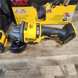 HOUSTON LOCATION - AS-IS DeWalt Flexvolt 60V Max Cordless Grinder  4.5 in; 6 in  Kit  1 KT (115-DCG418X2)