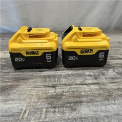 AS-IS DEWALT 20V MAX Lithium-Ion 6.0Ah Battery (2-Pack)