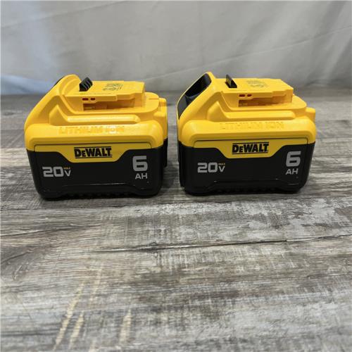 AS-IS DEWALT 20V MAX Lithium-Ion 6.0Ah Battery (2-Pack)