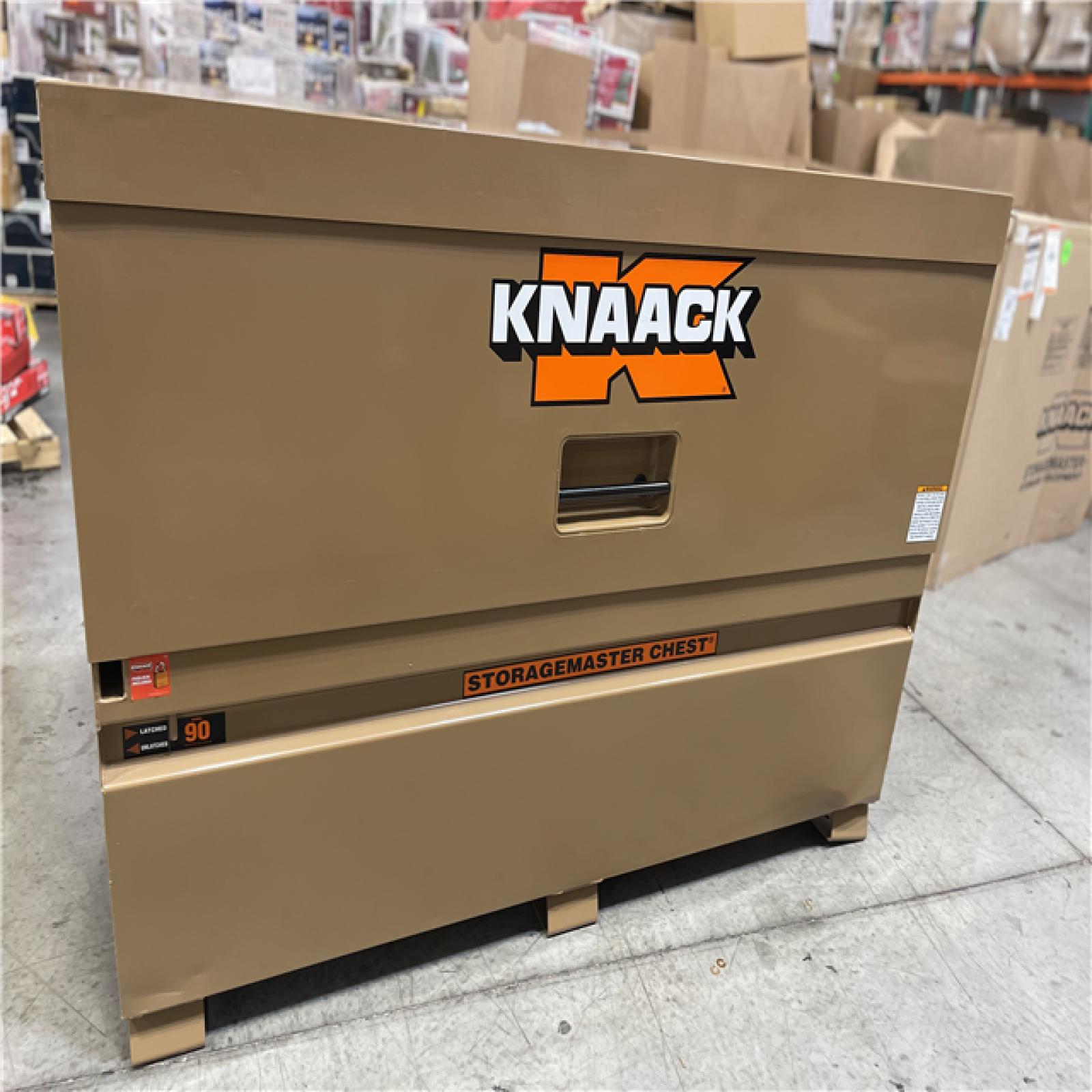 DALLAS LOCATION- KNAACK 49 in. W x 30 in. L x 72 in. H  Steel Jobsite Storage Piano Box with Lock