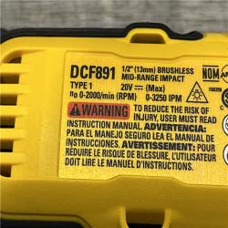 AS-IS DEWALT 20V MAX XR Cordless 1/2 in. Impact Wrench (Tool Only)