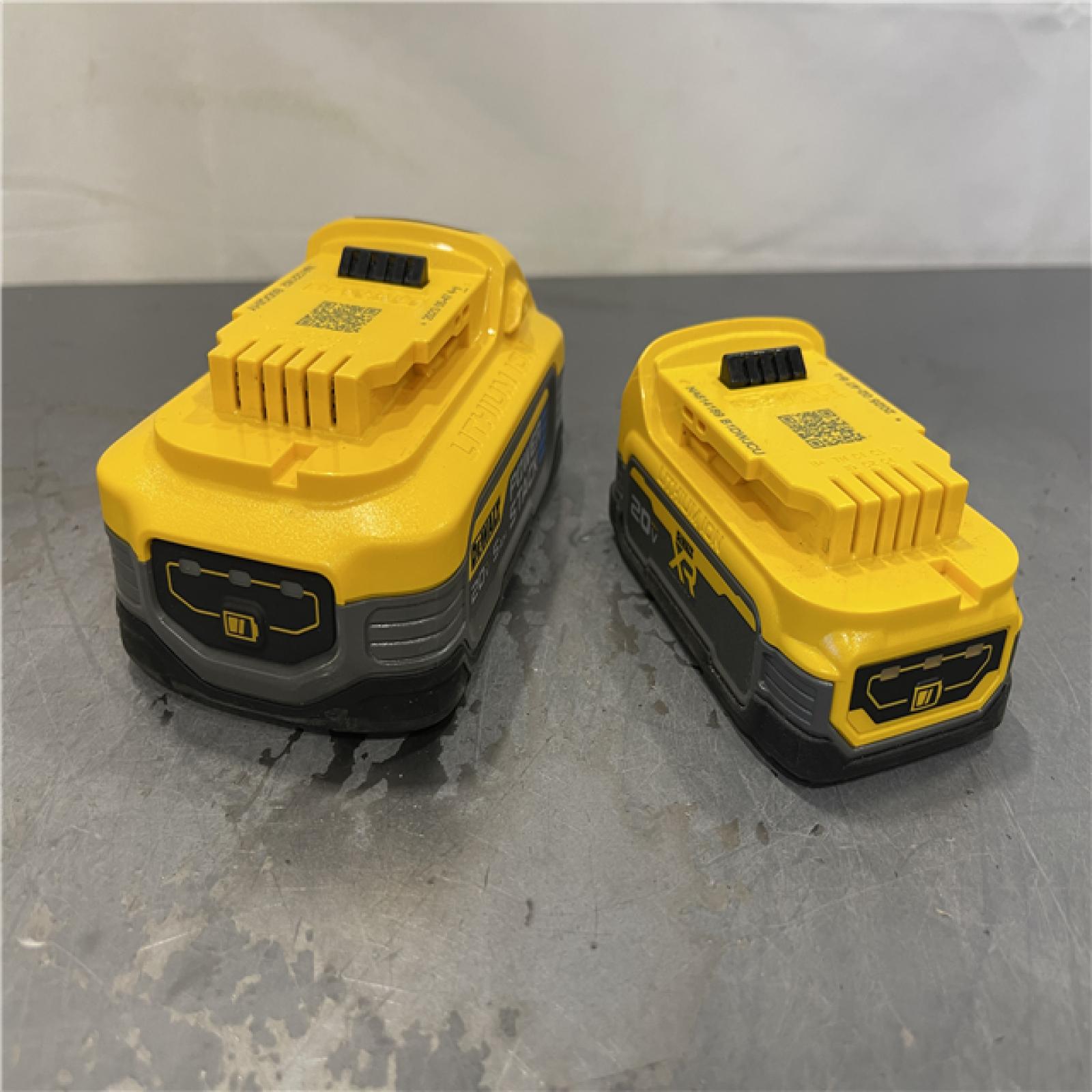 AS-IS - DeWalt 20V MAX XR POWERSTACK Lithium-Ion Battery Starter Kit