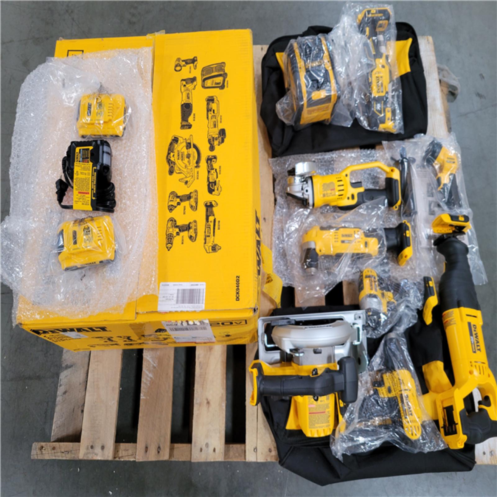 CALIFORNIA AS-IS DEWALT 9 TOOL COMBO KIT