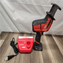 AS-IS- Milwaukee M12 FUEL 12-Volt Lithium-Ion Brushless Cordless HACKZALL Reciprocating Saw Kit W/ Free M12 4.0Ah Compact Battery
