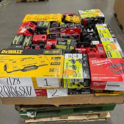 DALLAS LOCATION - AS-IS BATTERY AND CHARGERS PALLET