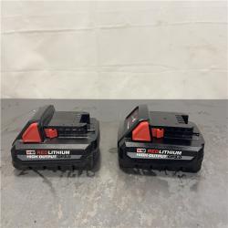 AS-IS- MILWAUKEE 18-Volt Lithium-Ion HIGH OUTPUT CP 3.0Ah Battery Pack (2-Pack)