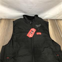 AS-IS Milwaukee Men's Medium 12V Lithium-Ion Cordless AXIS Black Heated Vest Kit
